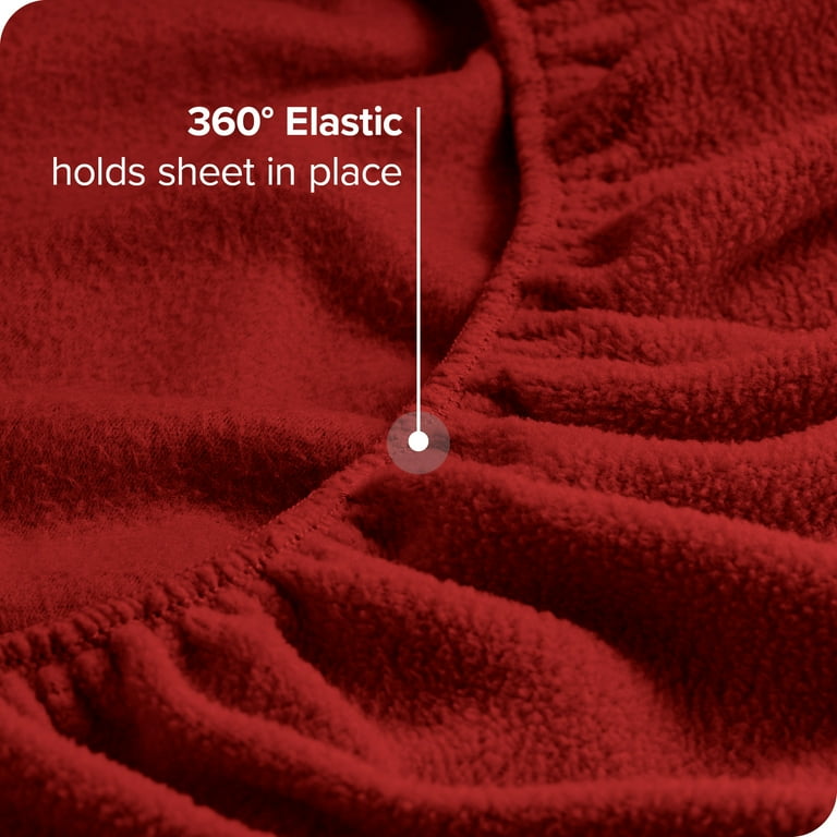 Red fleece sheets sales