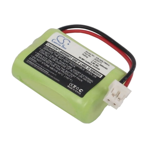 Replacement Battery For Audioline 2.4v 400mAh/0.96Wh Cordless Phone Battery