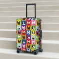 thumbnail image 6 of Fuzoiu Colorful Bulldog Print Suitcase Cover,Washable Luggage Covers for Suitcase,Elastic Luggage Protector Cover,Scratch Resistant Travel Suitcase Covers-Medium, 6 of 7