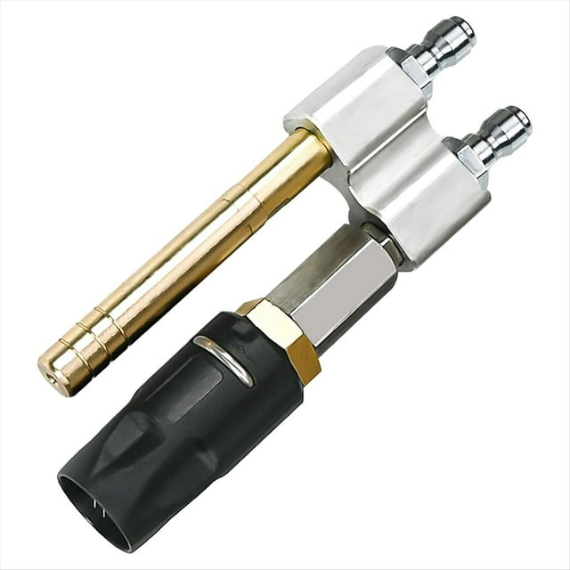 Boquilla Giratoria M5, Boquilla de Lavado Suave Dos en Ajustable de 3 A 7 GPM, Conexión Rápida de 1/4 Pulgada, Boquilla de Rociado de Alto Alcance.
