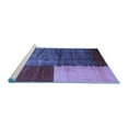 thumbnail image 2 of Ahgly Company Machine Washable Indoor Rectangle Abstract Blue Contemporary Area Rugs, 7' x 10', 2 of 4