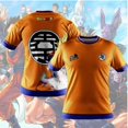 thumbnail image 3 of Nueva camiseta de cuello redondo para hombre con estampado 3D de Dragon Ball Wukong, transpirable, de secado rápido, cómoda y deportiva para padres e hijos, 3 of 4