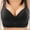 Black, variant on loopsun Womens Plus Size Bra,Woman's Comfortable Breathable Bra Underwear No Rims