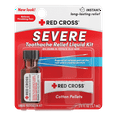 thumbnail image 2 of (2 pack) Red Cross Toothache Medicine Kit, Instant Pain Relief of Throbbing Toothache, 1/8 (.125) fl oz, 2 of 9