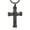 Black, variant on Rope Winding Cross Cremation Ashes Urn Pendant Necklace Memorial Keepsake Jewelry Lord’s Prayer Cross Ashes Necklaces Urn Keychain Urn Jewelry