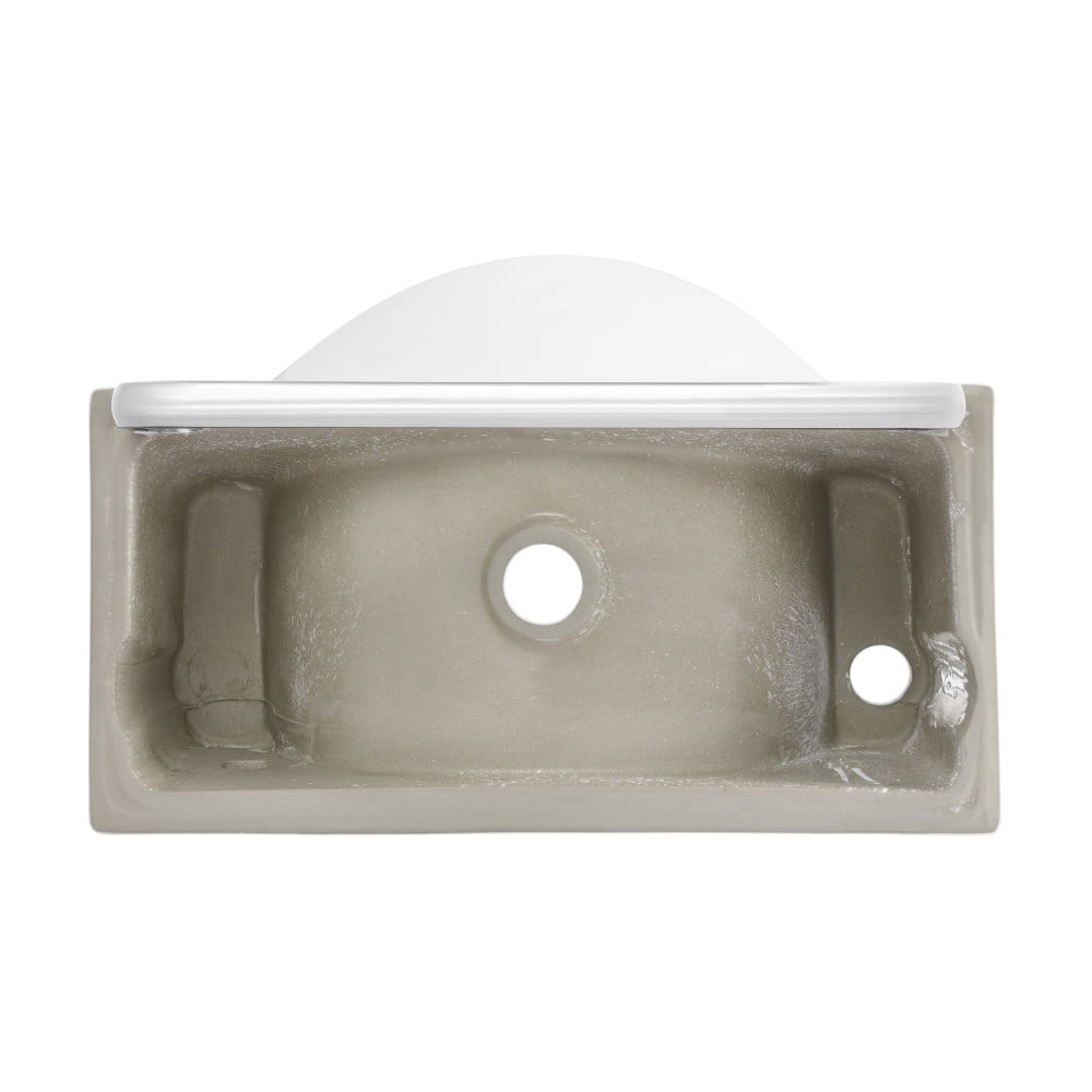 Chateau 21.5" Right Side Faucet Wall-Mount Bathroom Sink with Chrome Towel Bar