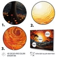 thumbnail image 3 of Designart "love Landscape Loves Journey II" Romantic Landscape Floater Framed Canvas Wall Art, 3 of 7