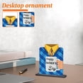 thumbnail image 4 of Creative Father's Day 3D Pop Up Greeting Card, Decorative Box Style Celebration Card, Unique Gift for Dad, Artistic Paper Craft Message Card, Blue, 4 of 6