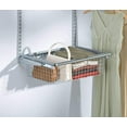 thumbnail image 2 of Rubbermaid Configurations Sliding Basket for Closet Drawer Organization, Sturdy Slide Out Basket, Titanium, 2 of 8