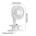 thumbnail image 2 of Clip Fan Plug-in Desktop Clip Fan-border Portable Fan Home Usb Charging Mini Fan Wall-mounted Desktop Handheld Fan, 2 of 2