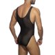 thumbnail image 3 of Medias Gay Sissy para hombre, lencería, Tops para el cuerpo, patrón de una pieza, Bodi transparente, escote redondo profundo, ropa de discoteca Sexy ajustada para músculos, 3 of 5