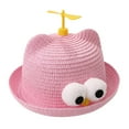 thumbnail image 5 of Child Sun Hat Breathable Lightweight Cute Sunhat Kid Beach Hat Fisherman Cap PInk, 5 of 8