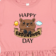 thumbnail image 4 of Inktastic Happy Groundhog Day Cute Girls Toddler Dress, 4 of 5