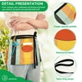 thumbnail image 4 of Yayeee Waist Apron with Pockets for Cooking Waterproof Half Server Aprons, Stripes and Circle, 4 of 7