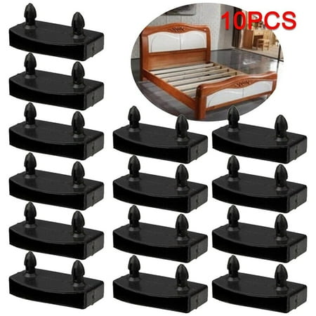 

RichLink 10/30Pcs Bed Slat Plastic Holders Cap Fixings Centre Ends Middle Replacement，10X End cap
