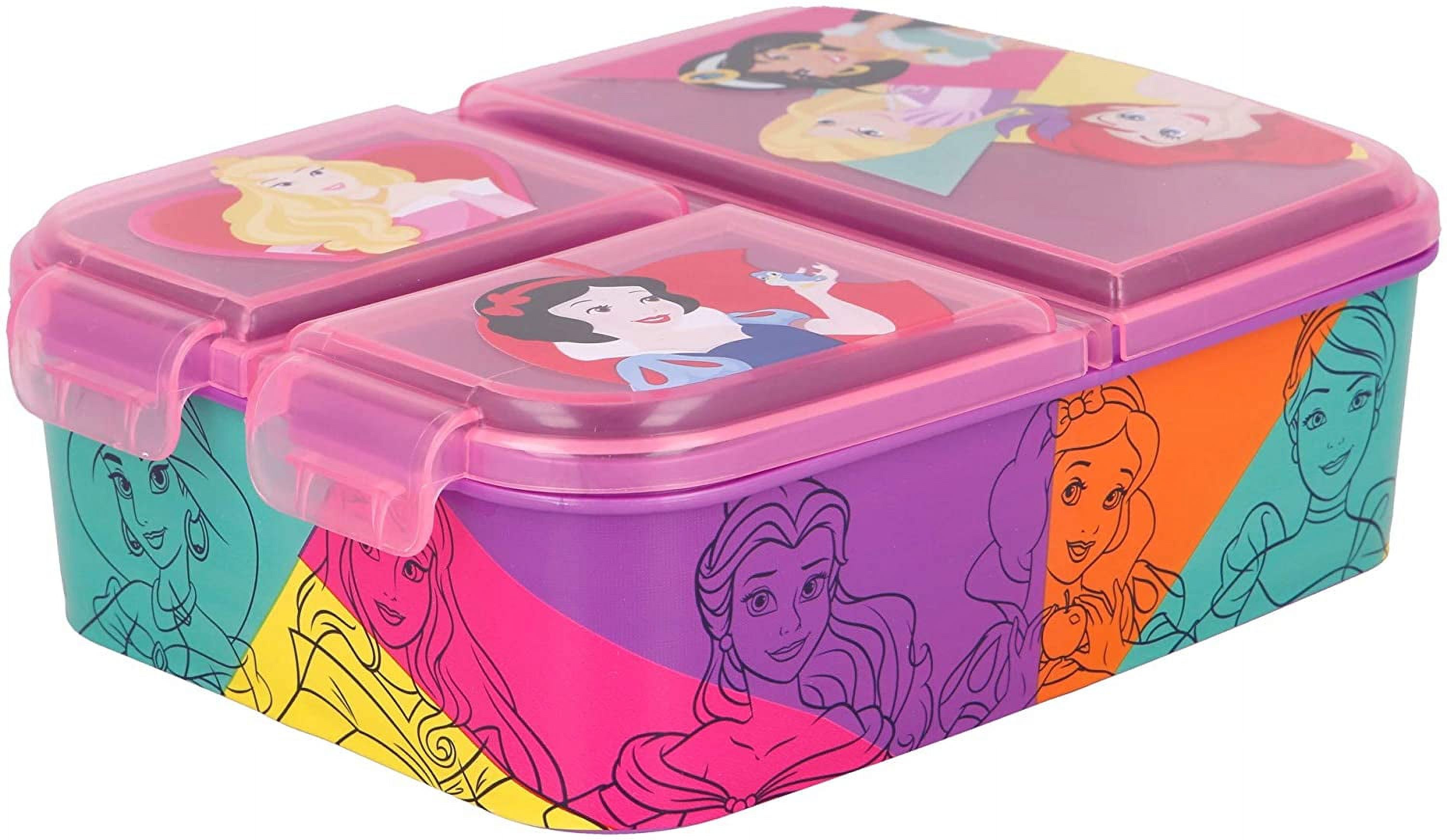 Multi Compartment Lunch Box Princess Bright and Bold