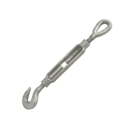 

5/8 x 12 Turnbuckle HOOK EYE Pulley Lift Galvanized Drop Forge 5/8 x 12 Hook
