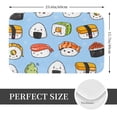 thumbnail image 2 of Kdxio Kawaii Sushi,16" x 24", Non-Slip Front Door Mats,Outdoor Welcome Mat Washable, 2 of 9