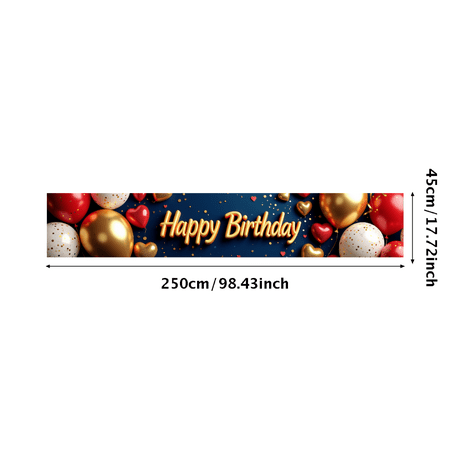 LUUFILx Panda Birthday Backdrop Banner for Kids Party Supplies Happy Birthday Decorations with Balloons and Flowers Party Decor Background Props