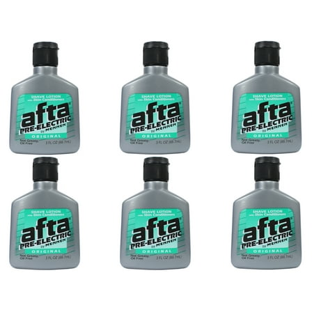Afta Pre-Electric Shave Lotion Original 3 oz (Pack of 6)