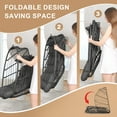 thumbnail image 5 of RADIATA Foldable Hanging Egg Chair Without Stand, Dark Gray Wicker Rattan Swing Hammock Chair with Cushion and Pillow, Indoor Outdoor Egg Chair for Bedroom Patio Garden, 350 lbs Capacity, 5 of 10