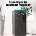 thumbnail image 4 of Roiihwy Manual Pencil Sharpener Hand Crank Pencil sharpeners Adjustable in 5 Grades of Thickness Suitable for Sketch, Classroom, Office, Black, 4 of 6