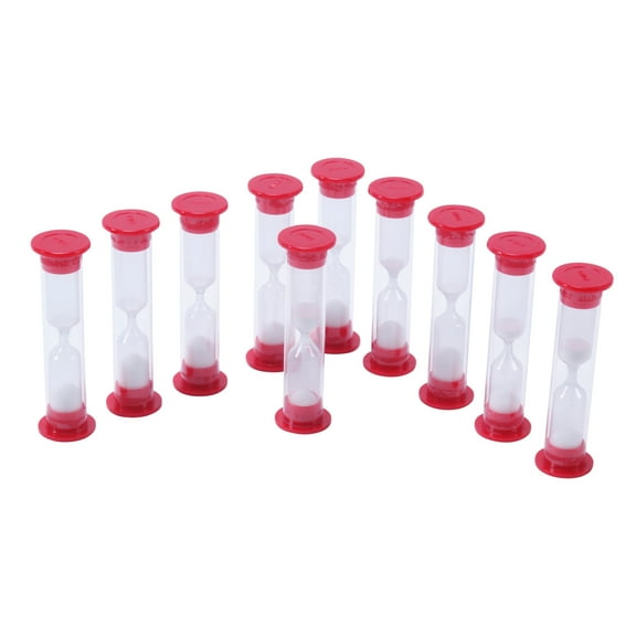 Learning Advantage Sand Timers - 1 Minute - Set of 10