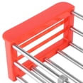 thumbnail image 4 of Stainless Steel Dish Drainer Rack Dish Rack, Sink Basket, Household Red, 4 of 8