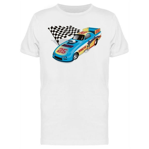 Dragster Design T-Shirt Men -Image by Shutterstock, Male Large