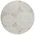 thumbnail image 2 of Addison Rugs Chantille Indoor/Outdoor Transitional Circles Taupe Washable Round Rug, 8' x 8', 2 of 6