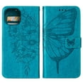 thumbnail image 5 of for iPhone 14 Case Wallet, for Women Men with Card Holder & Magnetic Cover & Kickstand Strap Glitter PU Leather Flip Flower Butterfly Pattern Case for iPhone 14 6.1 inch 2022,Blue, 5 of 6