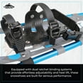 thumbnail image 3 of Navigator Series Men and Women's Lightweight 21" Aluminum Frame Snowshoe Set, Ratchet Binding, 3 of 9