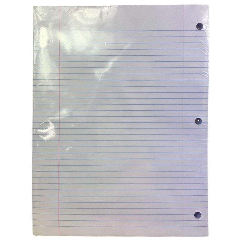 Perkoop12 Pack 600 Sheets Colored Lined Paper Bulk Wide Ruled 8 X 10 5 Inch Loose Leaf Notebook Paper 3 Hole Punched Filler Paper For Office School Supplies Morandi Color