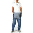 thumbnail image 3 of Gvmfive Men Relaxed Fit Denim Bib Overalls, 3 of 7