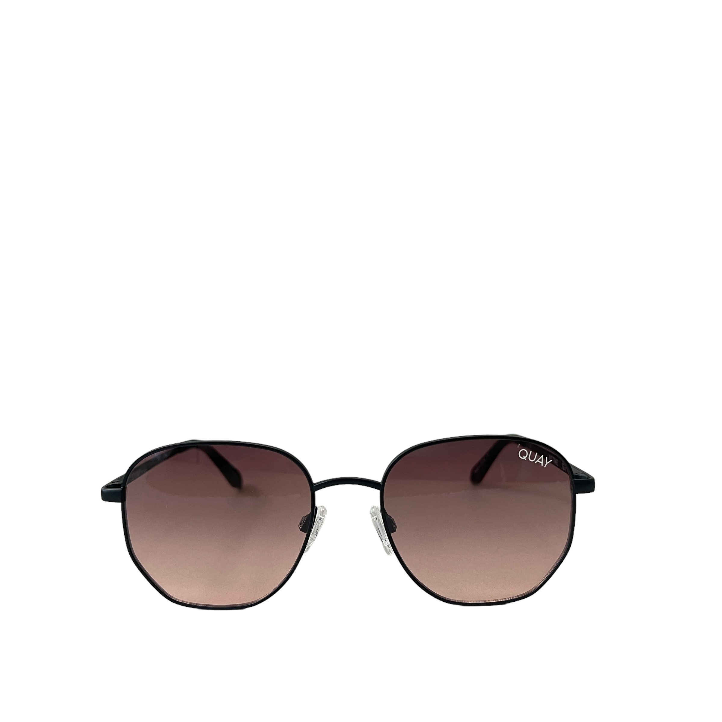 Quay Australia Big Time Sunglasses Black Brown To Orange  display picture 1