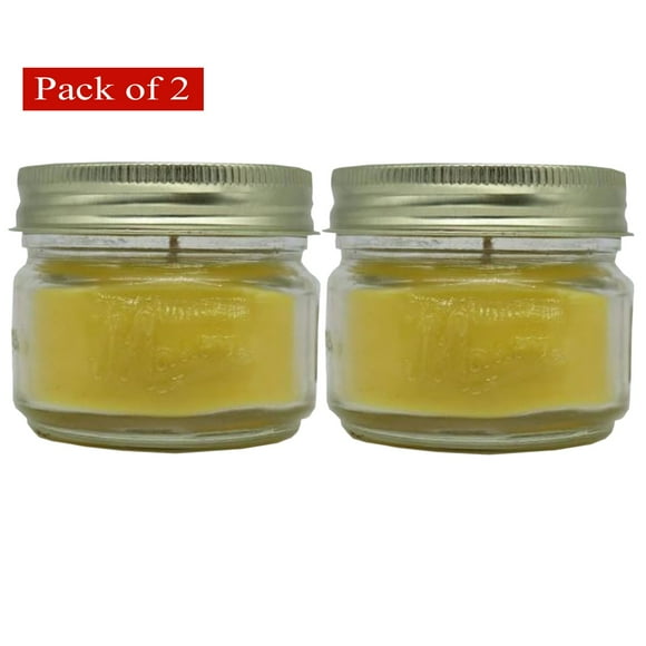 3 Ounce Sea Salt Pineapple 1 Wick Mason Candle (Pack of 2)