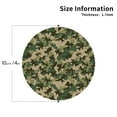 thumbnail image 2 of KLL Drink Coasters Set Round Shape of 4,PU Leather Absorbent Coasters Set Decorative Coffee Cup Coasters Housewarming Gift for Home Decor-Camouflag, 2 of 5