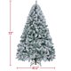 thumbnail image 3 of Árbol de Navidad Yaheetech artificial preiluminado de 6 pies con luces, 3 of 8