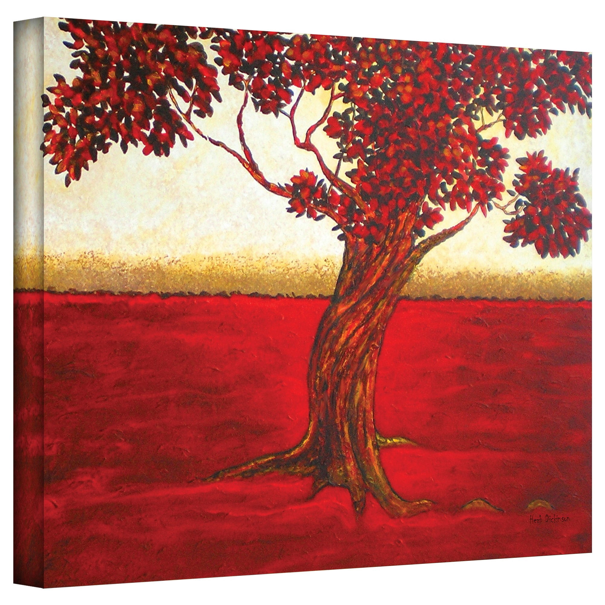 ArtWall Herb Dickinson "Ethereal Tree II" Gallery-wrapped Canvas