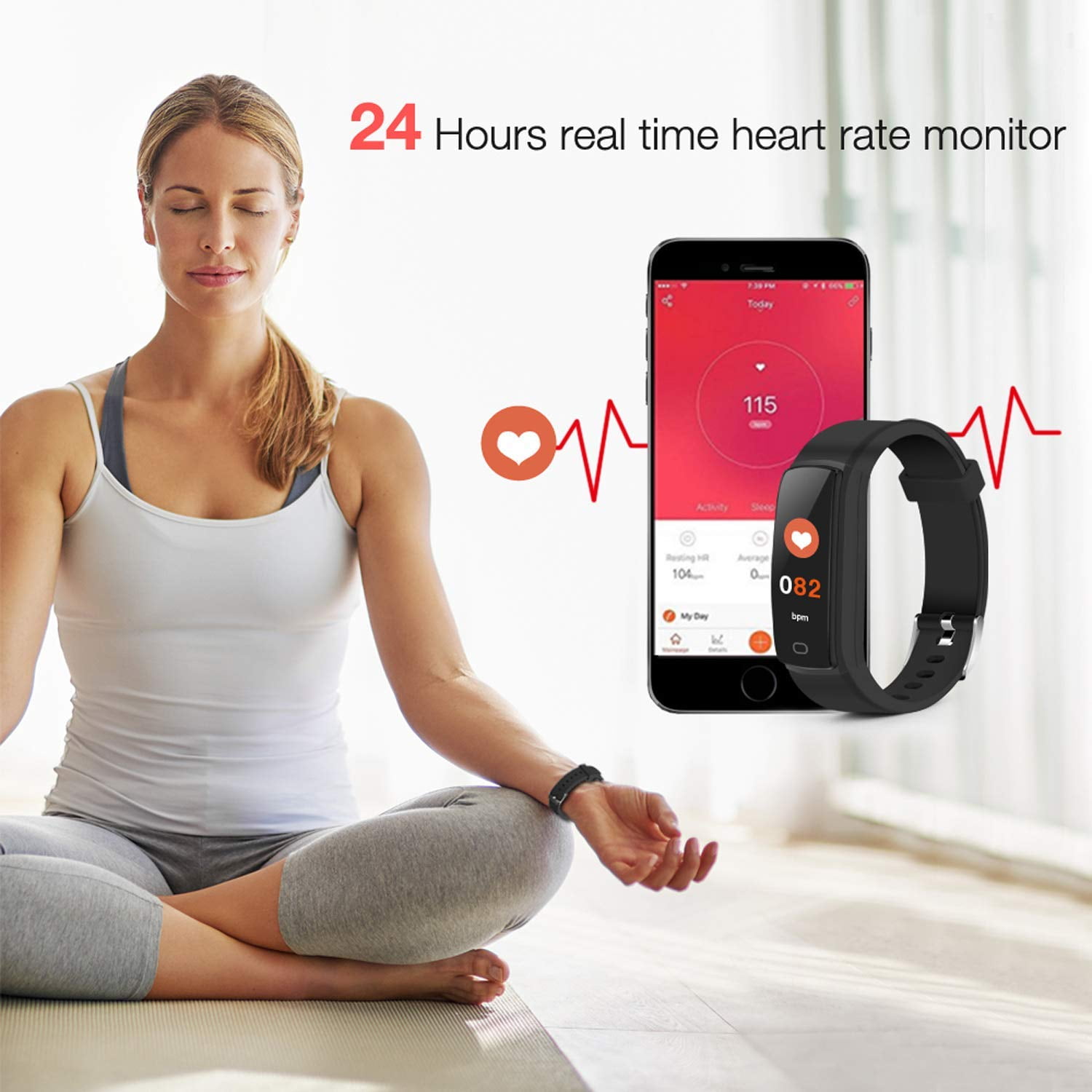 Vital Smart Watch and Fitness Tracker for Men/Women | Sleek Activity  Tracker Health Watch for Women …See more Vital Smart Watch and Fitness  Tracker