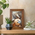 thumbnail image 5 of Grooved 4 in. x 6 in. Walnut Picture Frame Set (Set of 4), 5 of 6