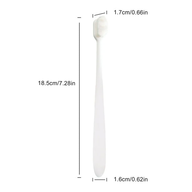 Cepillo de dientes ultrasuave de 10000 cerdas para dientes y encías sensibles Cepillo de dientes con nanotecnología para adultos y ancianos Cepillo de dientes de cerdas de fibra fina para una