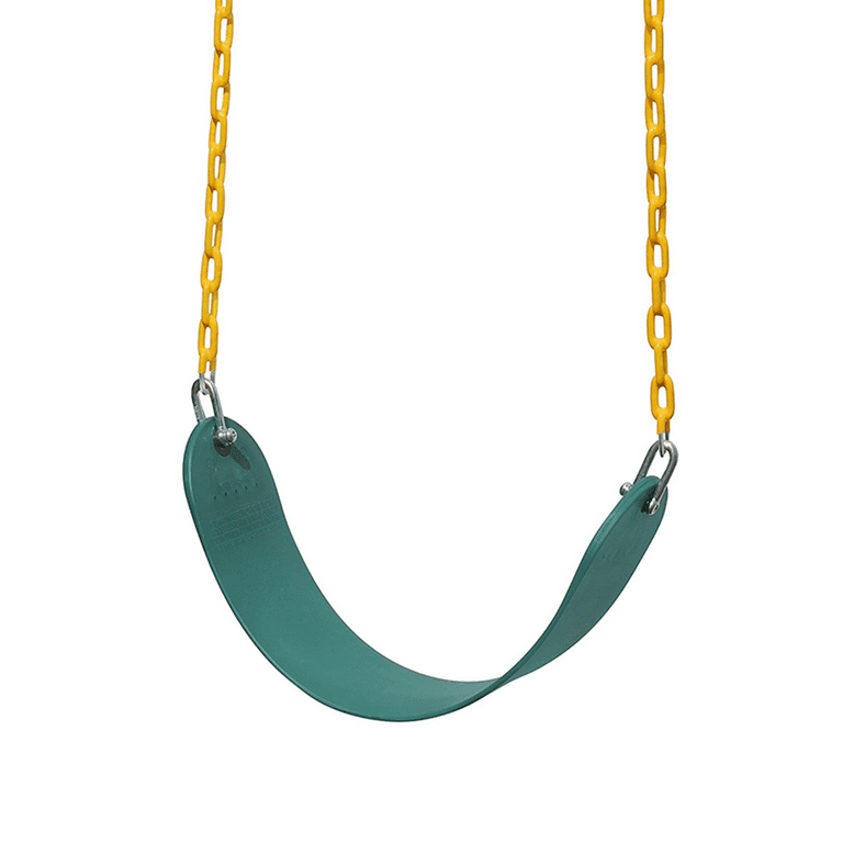 Swing Set Stuff Inc. Commercial Polymer Belt Seat with SSS Logo  Sticker Playground Accessory, Green : Toys & Games