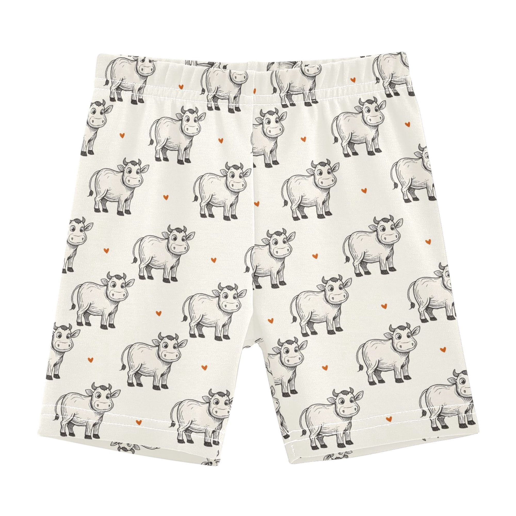 joogoo Vintage Cows Girls Lined Shorts Bike Dance Bottoms 4T