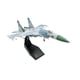 thumbnail image 3 of Modelo de aleación fundida 1:100, avión de la Unión Soviética SU27 con Base para gabinete de TV de oficina, cafeterías, decoración de escritorio Baoblaze Aviones fundidos a presión, 3 of 8