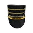 thumbnail image 1 of Guardoinrt Colorfully Crafted Marching Band Hat Nutcrackers Drum Major Master Hats Suitable For Fun Filled Cosplay Show black, 1 of 6