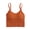 Orange, variant on Women's Nylon,Spandex Black blended vest Women's Back Strap Tank Top Thin Wrapped Chest Wrap Bra Without Steel Ring Ice Silk Bra
