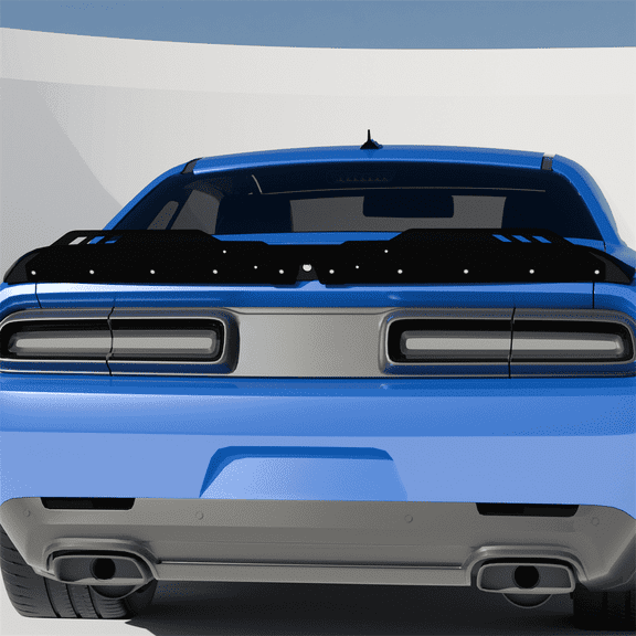 Wickerbill Gurney Flap for 2015-2024 Dodge Challenger Spoiler (Only for Spoiler W/Cam)