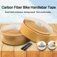 thumbnail image 6 of BCLONG 2PCS Carbon Fiber PU Leather Road Bike Handlebar Tape Anti-Slip Bar Strap Belt, 6 of 9