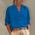 thumbnail image 5 of Kelon Ladies Tops and Blouses Long Sleeve V Neck Ruffled Blouses Summer Outfits 2026 Fashion Clothing Blouses Oversized Shirt Clothing, S, 5 of 5